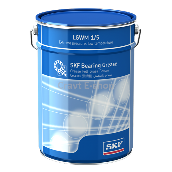 SKF LGWM 1 5kg Plastické mazivo pro extrémní tlaky a nízké teploty